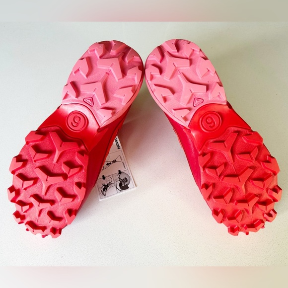 NWT Salomon x MM6 Maison Margiela Red Sneakers - Picture 4 of 17